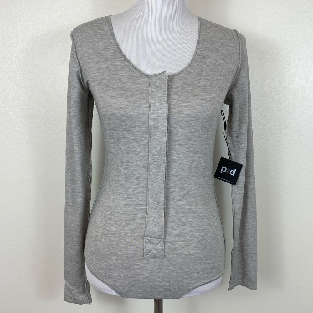 NWT Pacific and Driftwood Revolve Henley Bodysuit